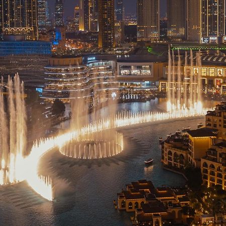 Elite Royal Apartment - Full Burj Khalifa & Fountain View - Crystal Dubaj Kültér fotó