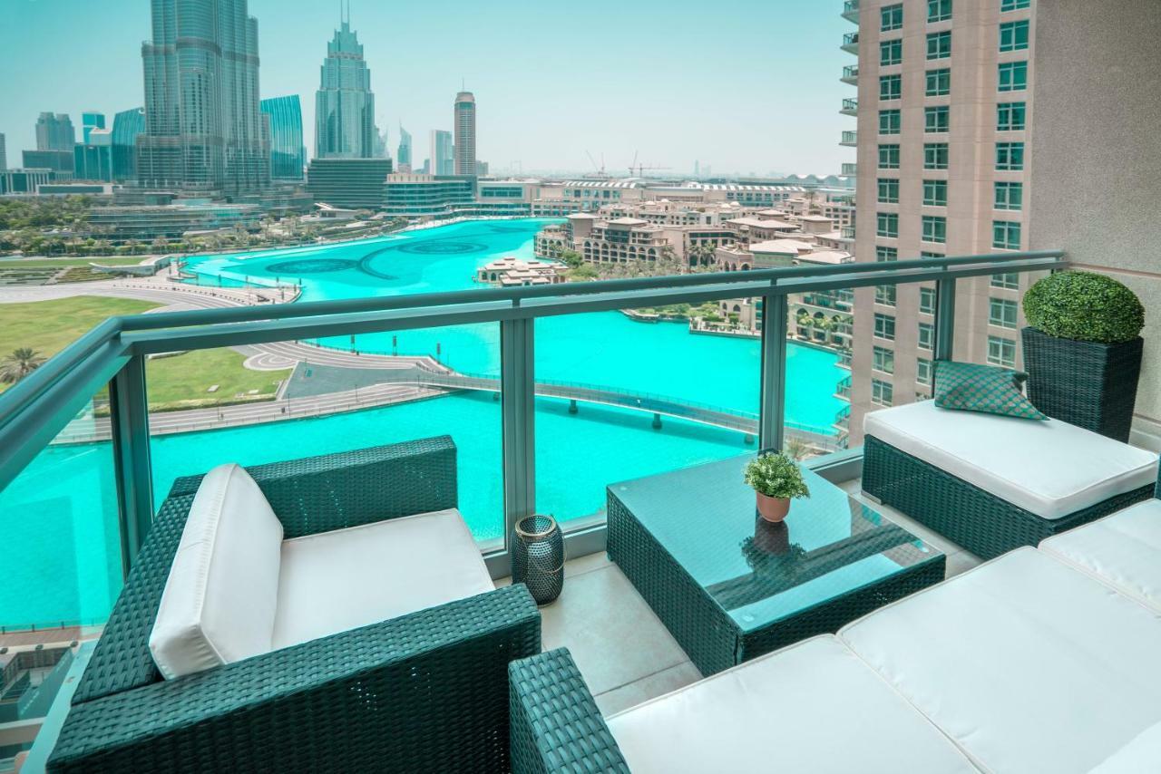 Elite Royal Apartment - Full Burj Khalifa & Fountain View - Crystal Dubaj Kültér fotó