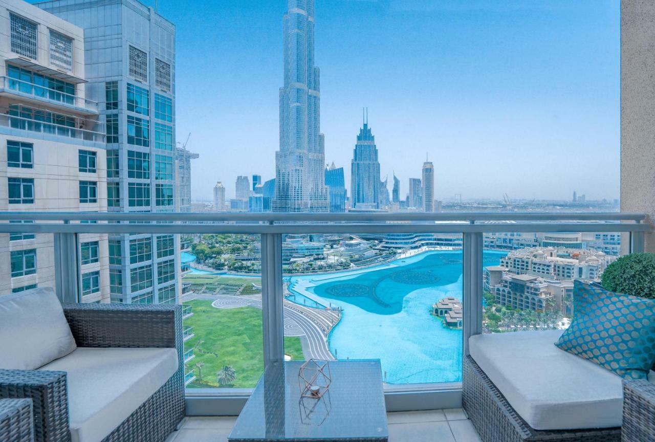 Elite Royal Apartment - Full Burj Khalifa & Fountain View - Crystal Dubaj Kültér fotó