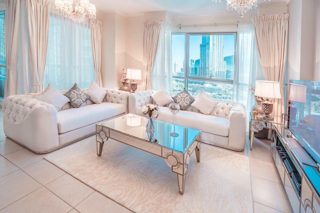 Elite Royal Apartment - Full Burj Khalifa & Fountain View - Crystal Dubaj Kültér fotó