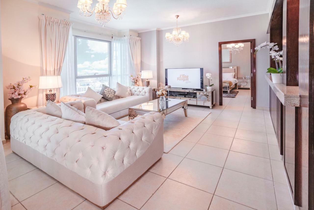 Elite Royal Apartment - Full Burj Khalifa & Fountain View - Crystal Dubaj Kültér fotó