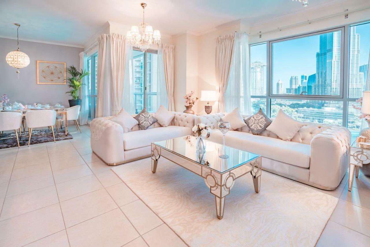 Elite Royal Apartment - Full Burj Khalifa & Fountain View - Crystal Dubaj Kültér fotó